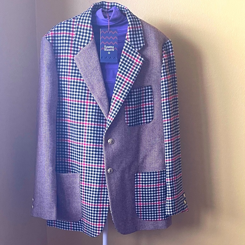 Rowing Blazers plaid jacket